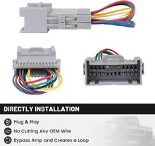 Load image into Gallery viewer, Factory Amp Bypass 2000-2001 Chevy Monte Carlo Impala Adapter Wire for Amplifier Integration Harness