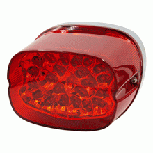 Load image into Gallery viewer, Harley Davidson 1999-2013 Red LED Replacement Tail Light with Turn Signals | BC-HDTL3