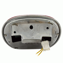 Load image into Gallery viewer, Harley Davidson 1999-2013 Clear LED Replacement Tail Light with Turn Signals | BC-HDTL4