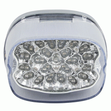 Load image into Gallery viewer, Harley Davidson 1999-2013 Clear LED Replacement Tail Light with Turn Signals | BC-HDTL4