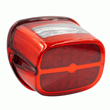 Load image into Gallery viewer, Harley Davidson 1999-2009 Red OE Style LED Replacement Tail Light w Turn Signals | BC-HDTL7