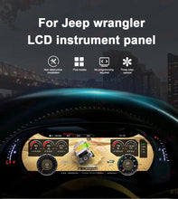 Load image into Gallery viewer, Upgrade For Jeep Wrangler 2007-2023 Car Digital Cluster LCD Dashboard Speedometer Virtual Cockpit Monitor Instrument