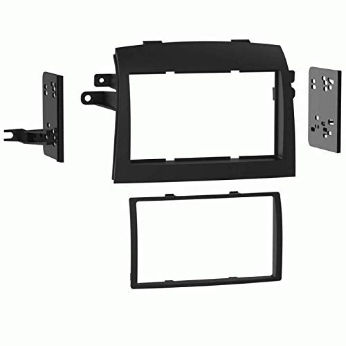 Carxtc Double Din Dash Kit For 2004-2005 Dodge Ram 1500/2500/3500 - Matte Black Radio Bezel For Aftermarket Stereo