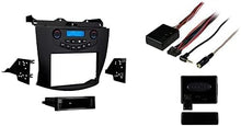 Load image into Gallery viewer, Fits 2003-2007 Honda Accord Single/Double DIN Install Kit with SWC-1 Steering Wheel Control Interface (Grey) | Metra 99-7803G
