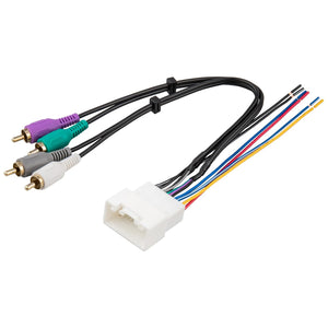Fits Select Toyota | Lexus JBL 2001-2007 Radio Wire Harness w/RCA Plug Amplifier Integration Wiring Plug