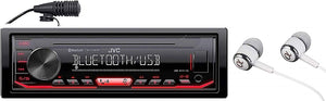 JVC KD-X260BT Built-in Bluetooth, AM/FM, USB, MP3, Pandora, Spotify, iHeart Radio Digital media receiver, Works with Apple and Android Phones, iPod/iPhone Music Playback