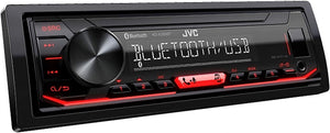 JVC KD-X260BT Built-in Bluetooth, AM/FM, USB, MP3, Pandora, Spotify, iHeart Radio Digital media receiver, Works with Apple and Android Phones, iPod/iPhone Music Playback