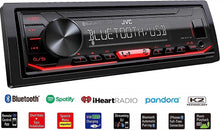 Load image into Gallery viewer, JVC KD-X260BT Built-in Bluetooth, AM/FM, USB, MP3, Pandora, Spotify, iHeart Radio Digital media receiver, Works with Apple and Android Phones, iPod/iPhone Music Playback
