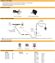 Load image into Gallery viewer, Rear-View Camera Integration Kit For Select 2012-2015 Toyota | RVCTY-71
