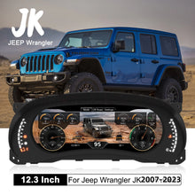 Load image into Gallery viewer, Upgrade For Jeep Wrangler 2007-2023 Car Digital Cluster LCD Dashboard Speedometer Virtual Cockpit Monitor Instrument
