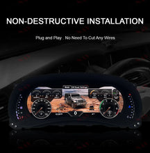 Load image into Gallery viewer, Upgrade For Jeep Wrangler 2007-2023 Car Digital Cluster LCD Dashboard Speedometer Virtual Cockpit Monitor Instrument
