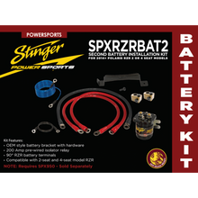 Load image into Gallery viewer, Stinger SPXRZRBAT2 Second Battery Install Kit for 2014-Up Polaris RZR Isolator
