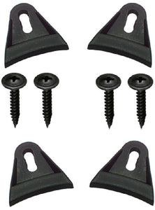 4X Mesh Waffle Speaker Woofer GRILL COVER MOUNTING CLIPS Clamps w/Screws