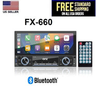 QFX FX-660 Double Din Carplay & Android Auto Touchscreen