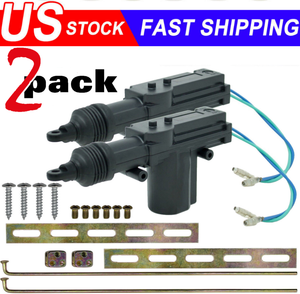 2pc Universal Door Lock Power Actuator 12V Car Auto Motor Heavy Duty