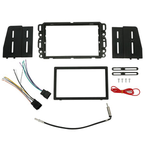 Complete Kit (Wire Harness, Antenna and Dash Kit for Double Din Stereo Install) GM81