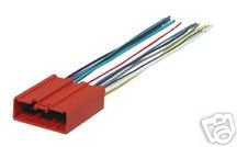 Stereo Wire Harness Mazda Pretege 01 02 03 2003 (car Radio Wiring installatio.