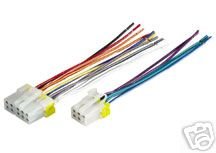 Carxtc Stereo Wire Harness Plugs in Factory Radio. Fits Nissan Stanza Wagon 85 86 87