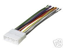 Stereo Wire Harness Isuzu Rodeo 96 97 1996 1997 (car Radio Wiring installatio.