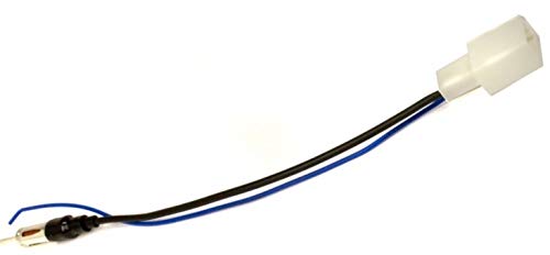 Carxtc Stereo Antenna Harness Adapter for Installing a New Radio Fits Toyota Pruis (2011-18), Prius C (2012-16), Rav4 (2013-18), Sienna (2015-18), Tacoma (2012-18), Tundra (2014-18), Yaris (2012-17)