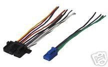 Stereo Wire Harness OEM Pontiac Grand AM 90 91 (car Radio Wiring Install.