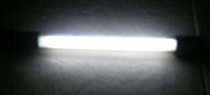 Carxtc 13 inch, White Neon Light Rods - Make Your car Interior Glow - Built in 12 Volt Transformer