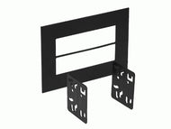 Carxtc Trim Ring to Finish of Double Din or 2 Single Din Install Car Stereo Dash Kit for a Aftermarket Radio Fits 2000-2005 Mitsubishi Eclipse Trim Bezel is Black