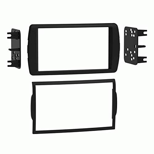 Carxtc Double Din Install Car Stereo Dash Kit for a Aftermarket Radio Fits 2004 Dodge Dakota Trim Bezel is Black