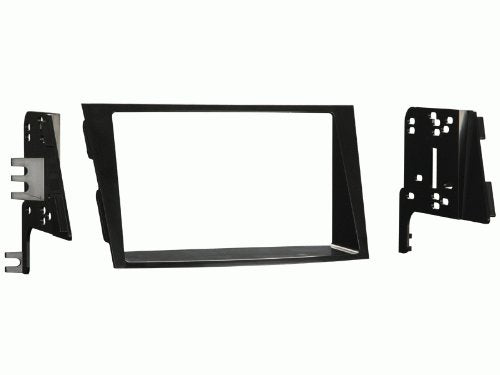 Carxtc Double Din Install Car Stereo Dash Kit for a Aftermarket Radio Fits 2010-2014 Subaru Legacy and Outlook Trim Bezel is Painted Black Non Navigation Replacement