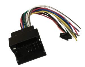 Carxtc Car Radio Electronic Wire Harness and Integrated Steering Wheel Control for Installing an Aftermarket Stereo, Fits BMW Compact (E46) 1994-2006 (Maintains Warning Chimes)