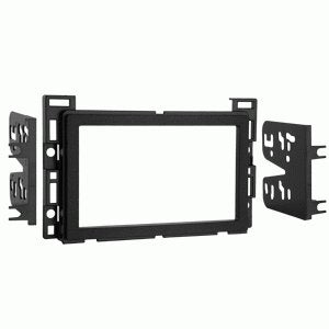 Carxtc Double Din Install Car Stereo Dash Kit for a Aftermarket Radio Fits 2006 Pontiac Torrent Trim Bezel is Painted Silver