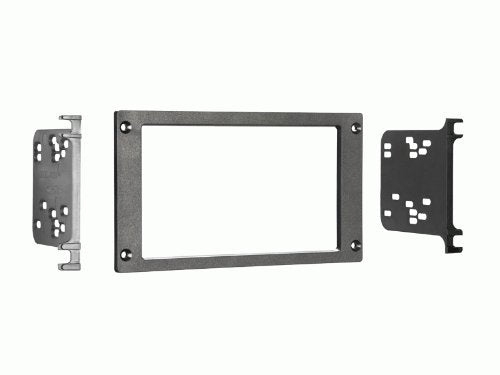 Carxtc Double Din Install Car Stereo Dash Kit for a Aftermarket Radio Fits 1987-1993 Ford Mustang Trim Bezel is Black