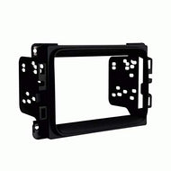 Carxtc Double Din Install Car Stereo Dash Kit for a Aftermarket Radio Fits 2019 Ram 1500 Classic W/O 5-Inch Or 8.4-Inch Touchscreen Trim Bezel is Painted Matte Black