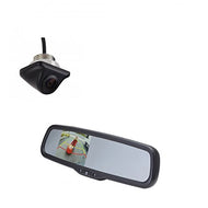 EchoMaster K013A Versatile backup camera kit with UNDER MOUNT CAMERA (PCAM-110-N) and 3.5 inch REAR CAMERA DISPLAY MIRROR (PMM-35-ADPL)