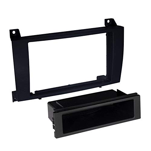 Carxtc Stereo Install Dash Kit Single Din with Pocket Fits Mercedes-Benz SLK Class 2005-2011