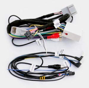 Carxtc Car Radio Electronic Wire Harness and Integrated Steering Wheel Control for Installing an Aftermarket Stereo, Fits Ford F-350 2008-2012