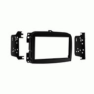 Carxtc Double Din Install Car Stereo Dash Kit for a Aftermarket Radio Fits 2014-2018 Fiat 500L Trim Bezel is Painted Scratch-Resistant Matte Black