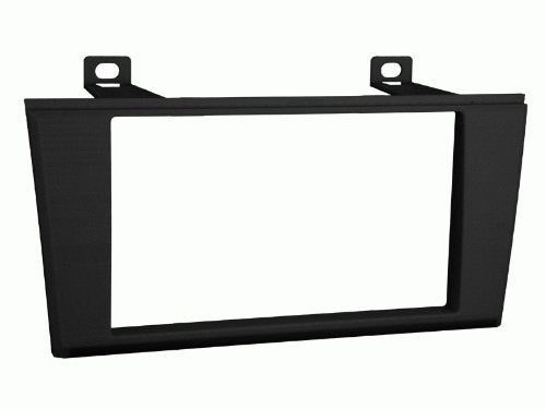 Carxtc Double Din Install Car Stereo Dash Kit for a Aftermarket Radio Fits 2002-2006 Lincoln LS Series Trim Bezel is Painted Black to Match The Factory Dash