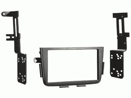 Carxtc Double Din Install Car Stereo Dash Kit for a Aftermarket Radio Fits 2001-2006 Acura MDX Trim Bezel is Painted Matte Black