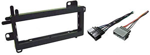 Carxtc Stereo Install Dash Kit and Wire Harness Fits Dodge Ram Van 1978-2001 (1978 1979 1980 1981 1982 1983 1984 1985 1986 1987 1988 1989 1990 1991 1992 1993 1994 1995 1996 1997 1998 1999 2000 2001)