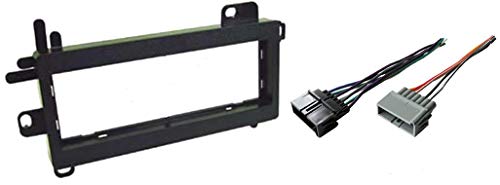 Carxtc Stereo Install Dash Kit and Wire Harness Fits Dodge Ram Van 1978-2001 (1978 1979 1980 1981 1982 1983 1984 1985 1986 1987 1988 1989 1990 1991 1992 1993 1994 1995 1996 1997 1998 1999 2000 2001)