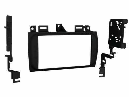 Carxtc Double Din Install Car Stereo Dash Kit for a Aftermarket Radio Fits 1996-2004 Cadillac Seville Trim Bezel is Black