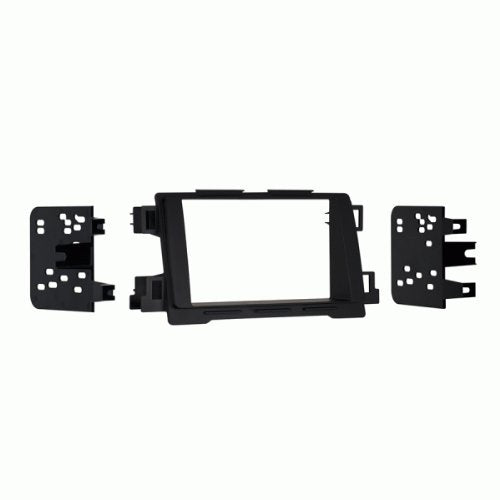 Carxtc Double Din Install Car Stereo Dash Kit for a Aftermarket Radio Fits 2014-2015 Mazda Mazda6 Trim Bezel is Painted Matte Black