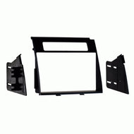 Carxtc Double Din Install Car Stereo Dash Kit for a Aftermarket Radio Fits 2012-2013 Kia Soul Trim Bezel is Painted Matte Black Non Navigation Replacement