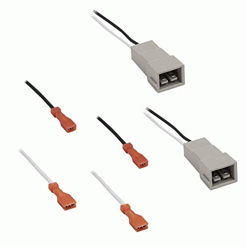 Carxtc Speaker Connection Plugs for Replacing Factory Front Dash 3.5 Inch Speakers. Fits Mercury Cougar 1986-1988