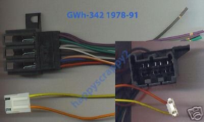 Stereo Wire Harness Buick Le Sabre 85 86 87 (car radio wiring Install pa.