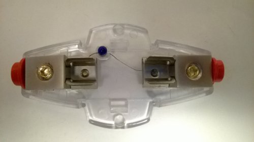 CARXTC AGU Fuse Holder Holds 1 AGU Fuse - Led Lights When Fuse is Blown