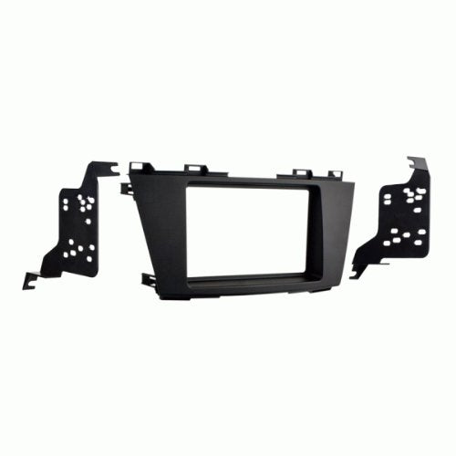 Carxtc Double Din Install Car Stereo Dash Kit for a Aftermarket Radio Fits 2012-2015 Mazda Mazda5 Trim Bezel is Painted Scratch-Resistant Matte Black