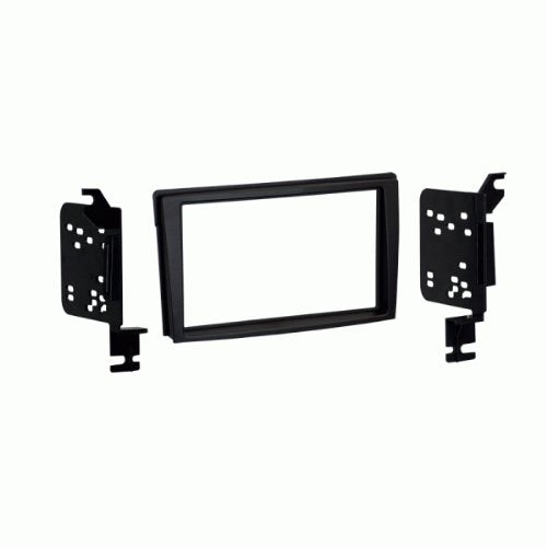 Carxtc Double Din Install Car Stereo Dash Kit for a Aftermarket Radio Fits 2003-2006 Mazda MPV Trim Bezel is Painted Matte Black