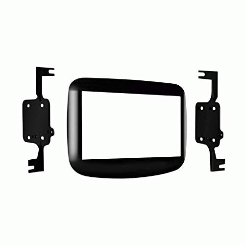Carxtc Double Din Install Car Stereo Dash Kit for a Aftermarket Radio Fits 2013 Nissan Altima Sedan Trim Bezel is Painted High Gloss Black